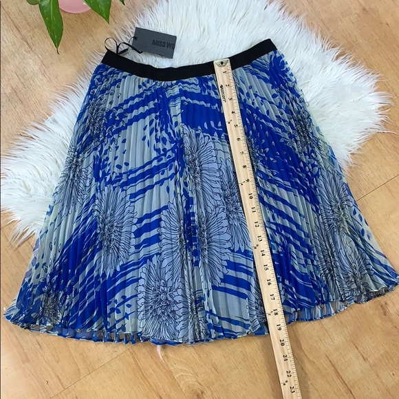 MISS WU by Jason Wu Chiffon pleated Skirt NEW sz 8 - Picture 5 of 8